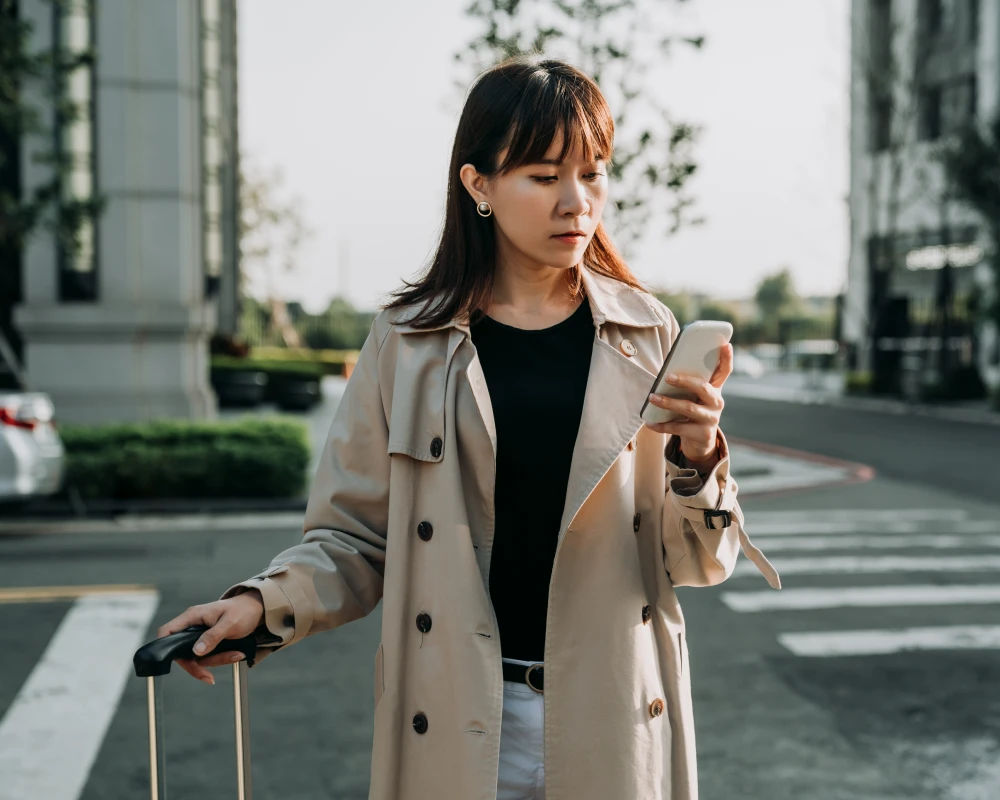 designer wheeled luggage